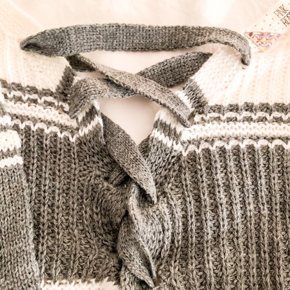 EUC Pink Rose Chunky Knit Cardigan - Picture 4 of 5